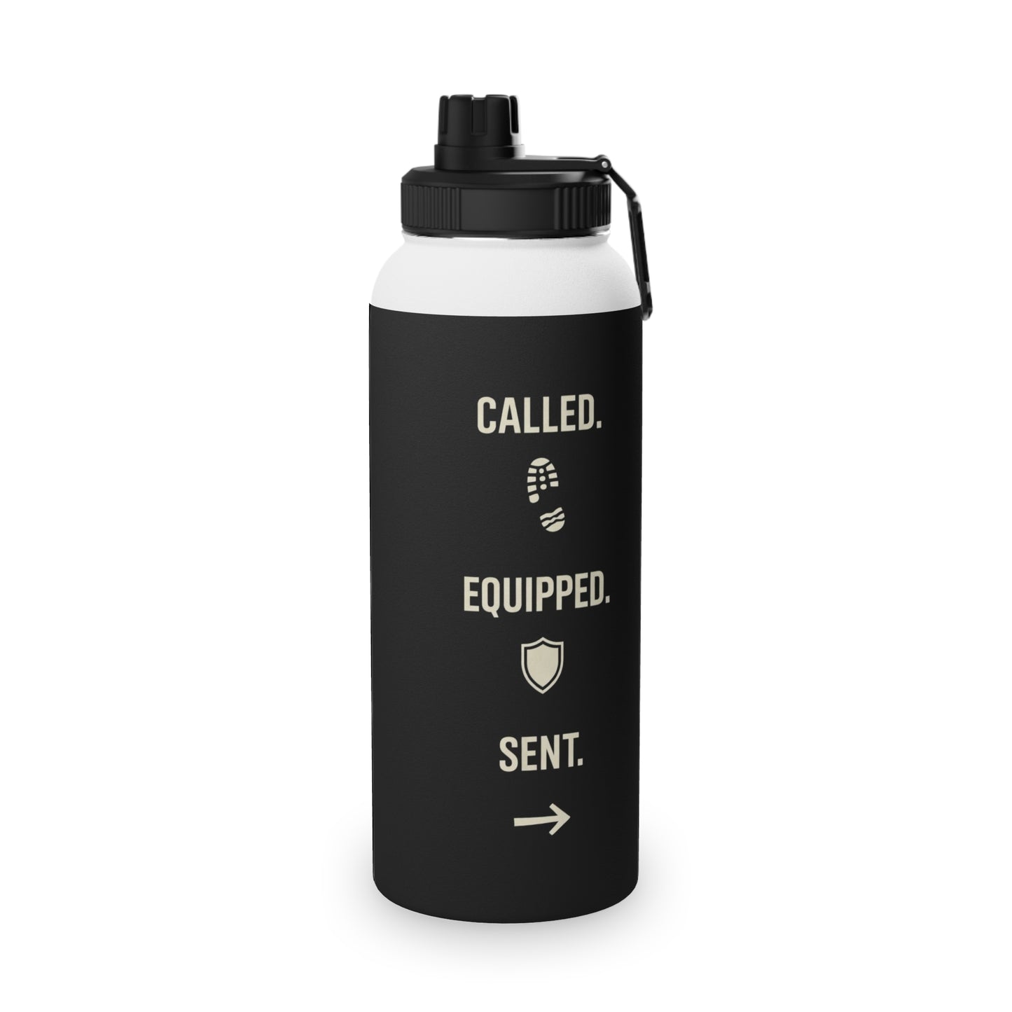 Called Equipped Sent Stainless Water Bottle