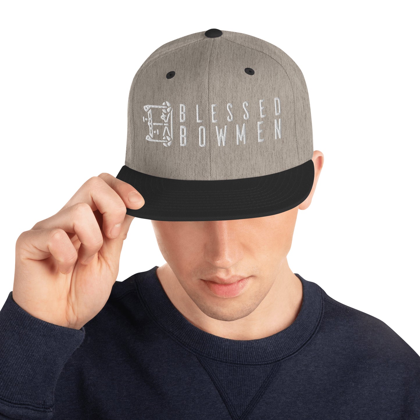 Blessed Bowmen logo Snapback Hat