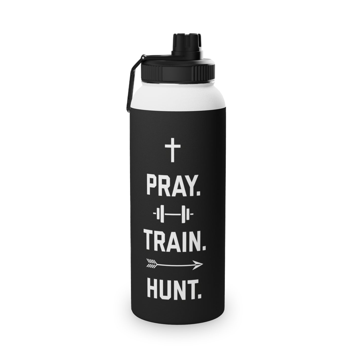 Pray Train Hunt Stainless Water Bottle