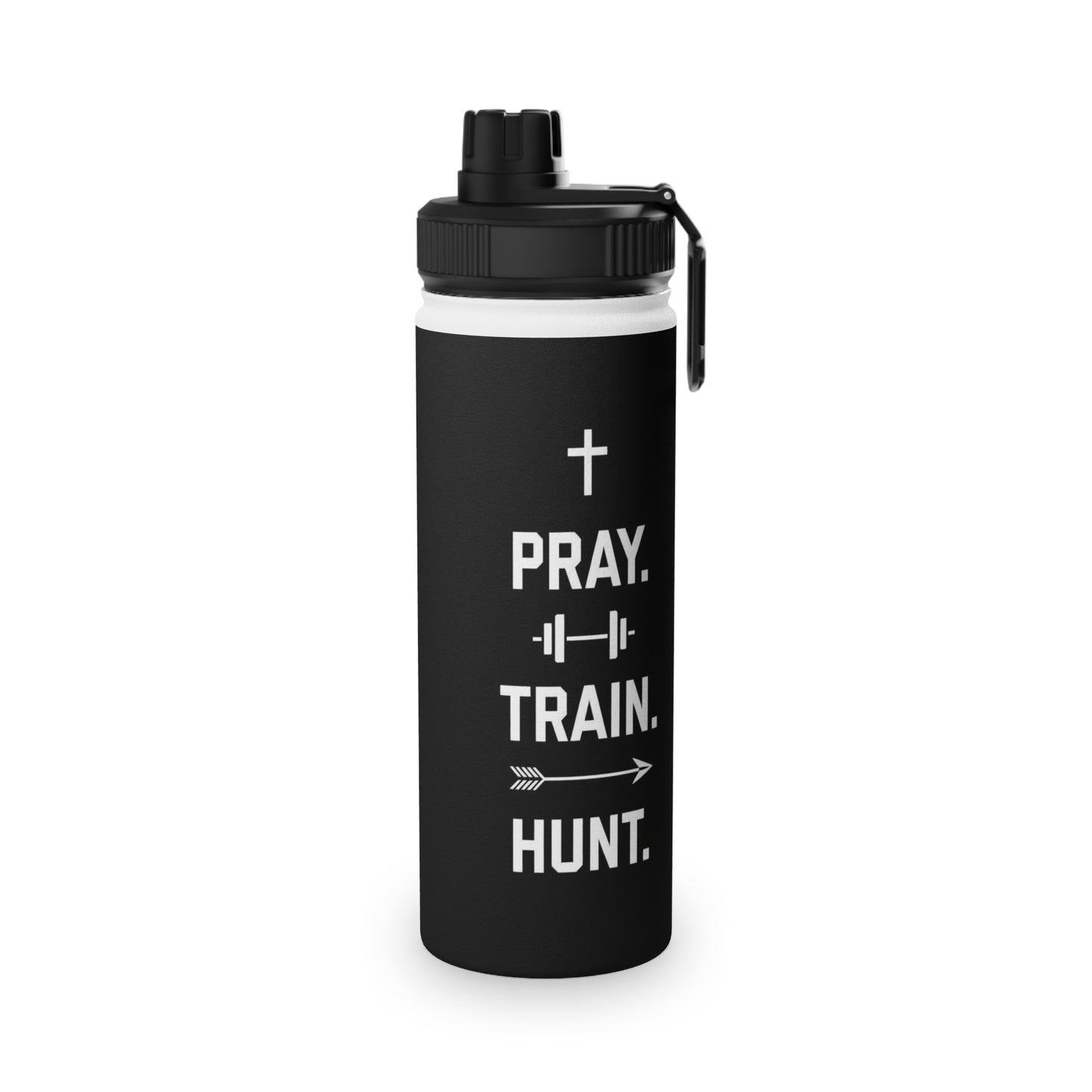 Pray Train Hunt Stainless Water Bottle