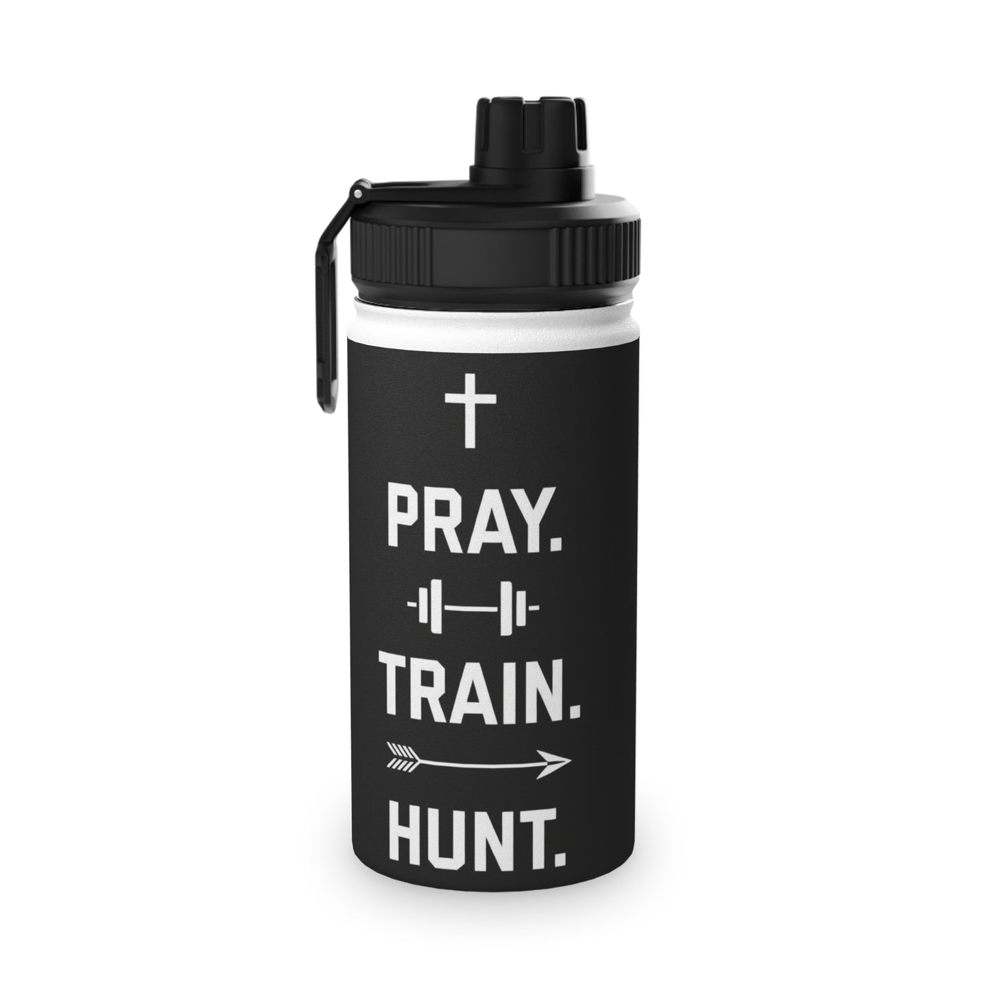 Pray Train Hunt Stainless Water Bottle