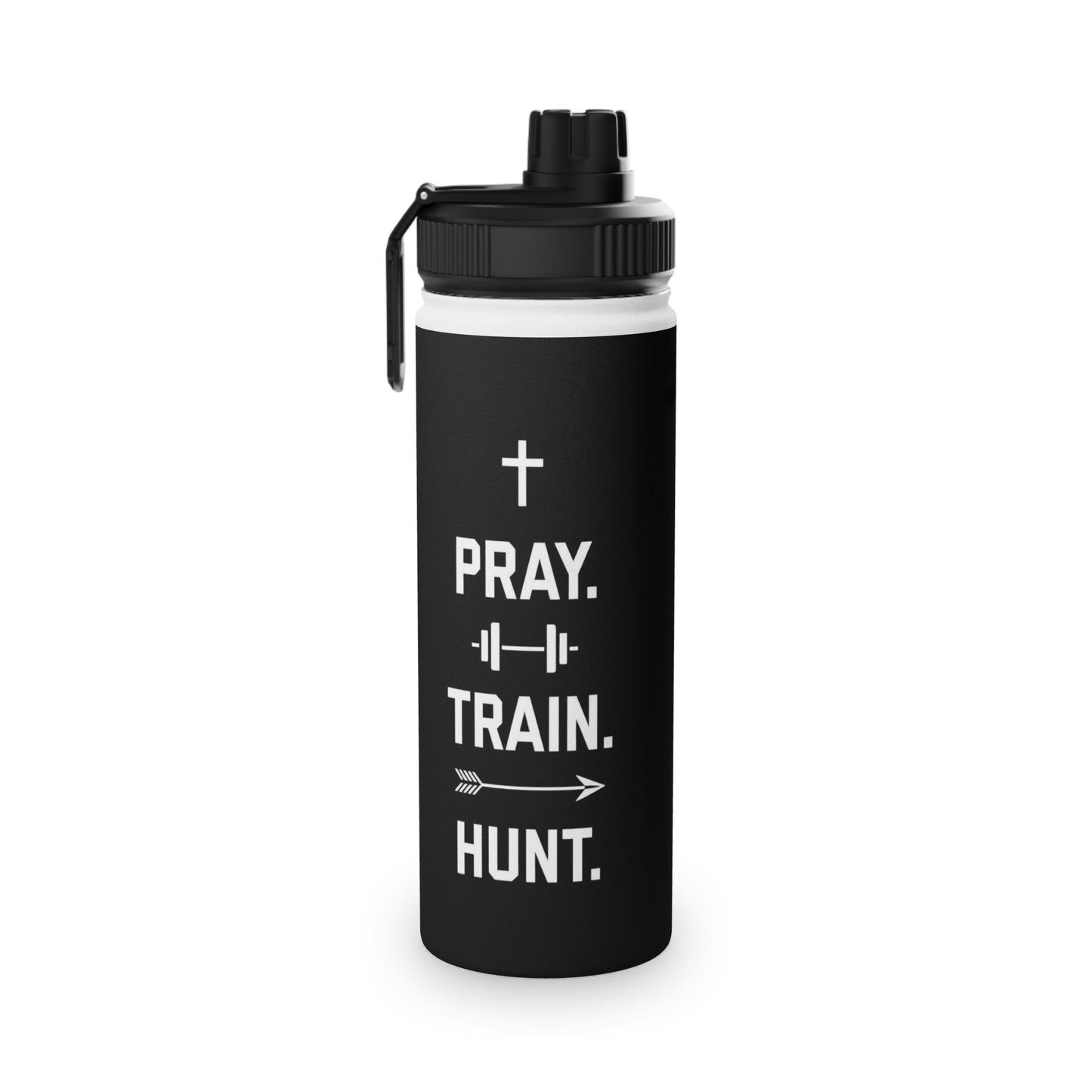 Pray Train Hunt Stainless Water Bottle