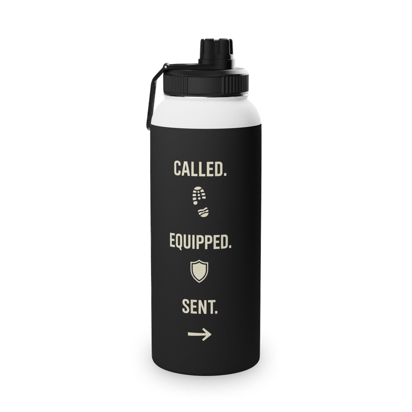 Called Equipped Sent Stainless Water Bottle