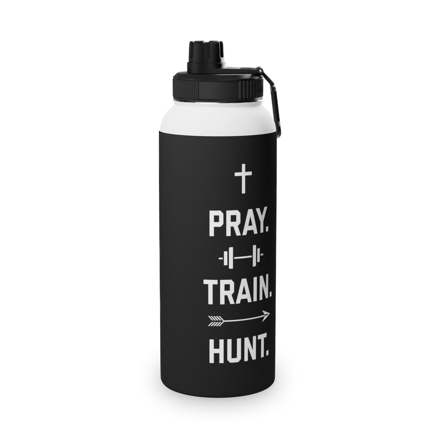 Pray Train Hunt Stainless Water Bottle
