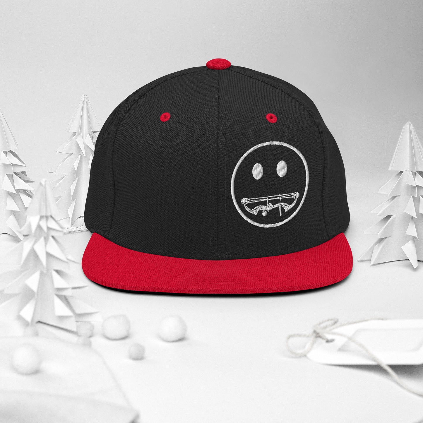 Compound Smile Snapback Hat