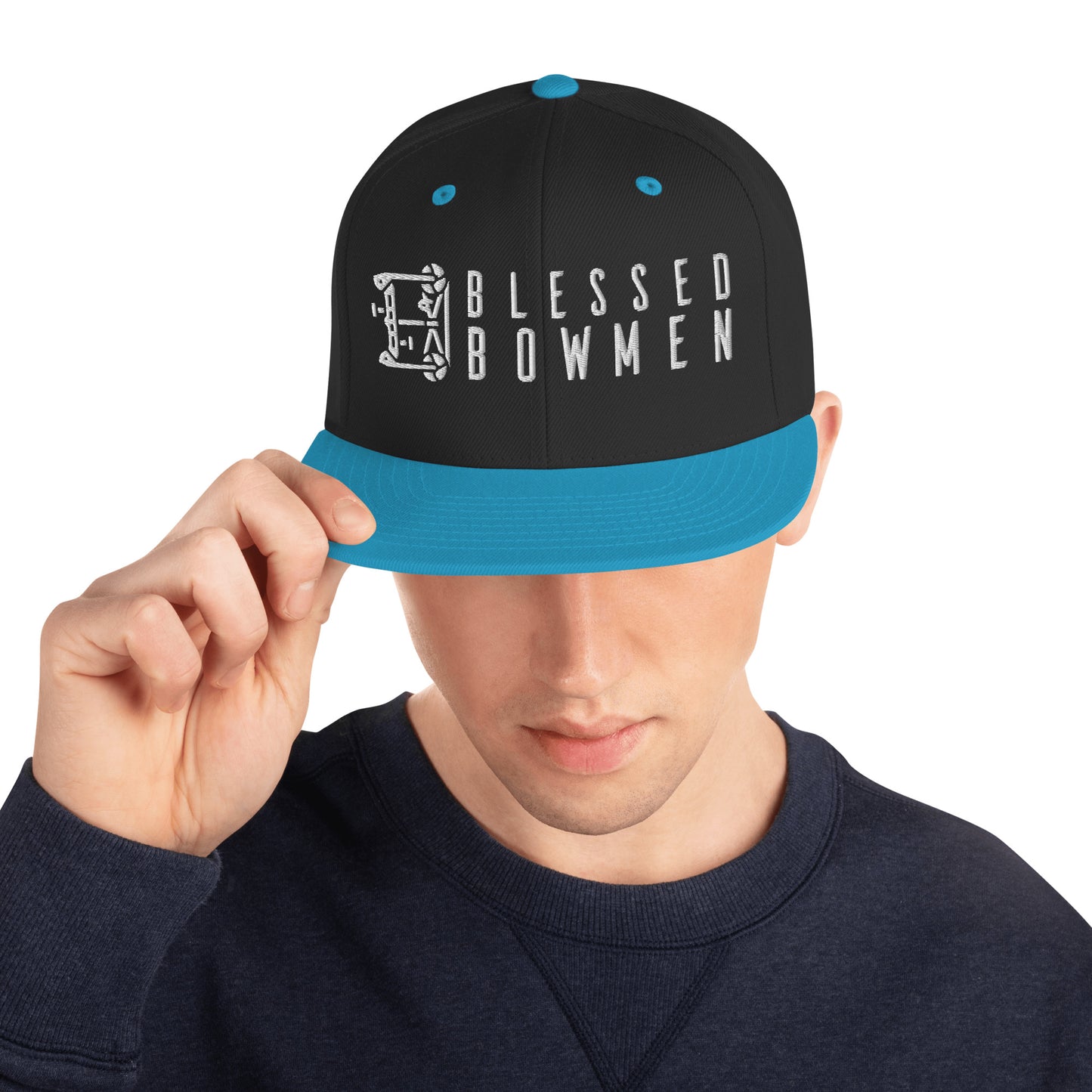 Blessed Bowmen logo Snapback Hat