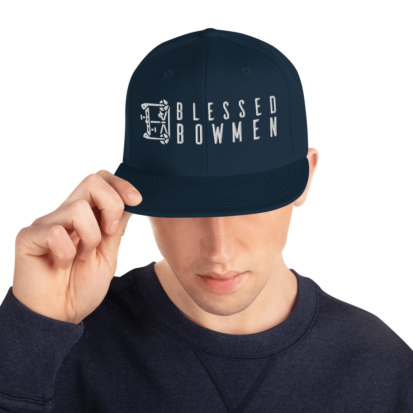 Blessed Bowmen logo Snapback Hat