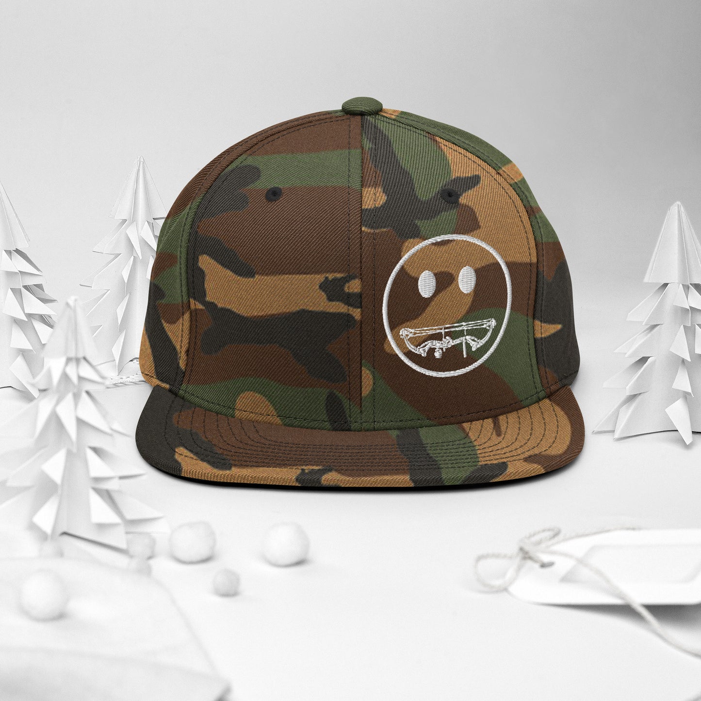 Compound Smile Snapback Hat