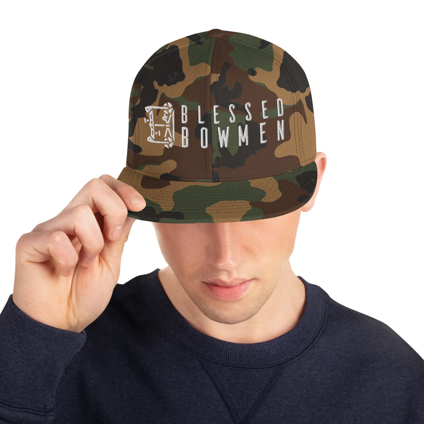 Blessed Bowmen logo Snapback Hat